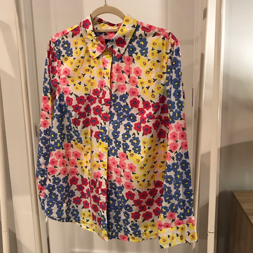 Talbots, Colorful, Spring, Button-down Shirt